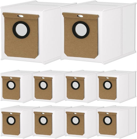 10 Pack L60 SES Replacement Vacuum Dust Bags Compatible with Eufy L60/L50 Series Robot Vacuum with Self Empty Station, 2.5L Replacement Bags for Eufy L60 Robot Vac-uum